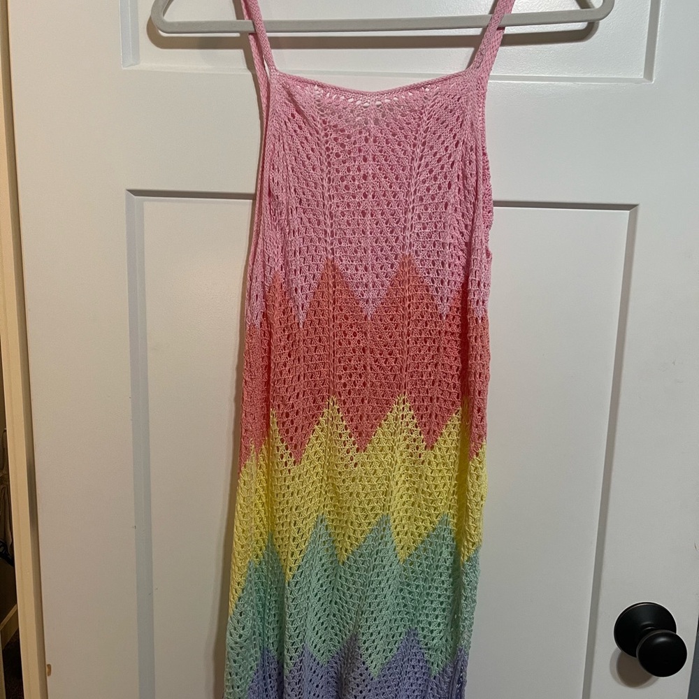 SHEIN Knit Swimsuit Coverup Dress